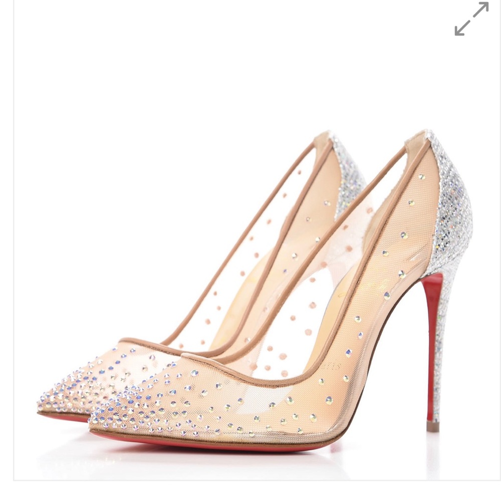 CHRISTIAN LOUBOUTIN
Crystal Strass Follies 100 Pumps (Size 36)